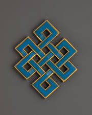 Tibetan Endless Knot |  Wall Art for Unity and Interconnection