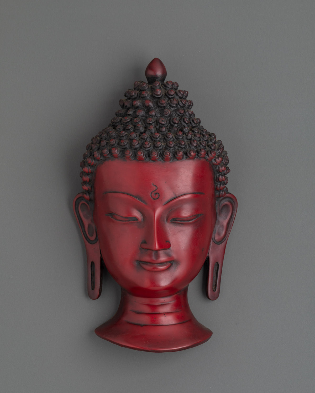 Red Buddha Head Wall Hanging