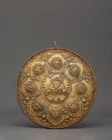 Brass Wall Hanging with Mahakala
