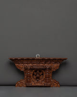 Wooden Peacock Motif Wall Art 