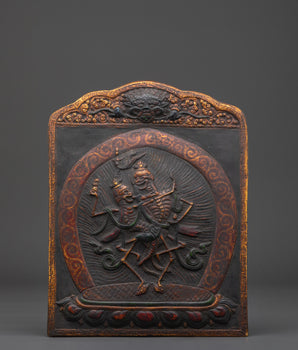 Tibetan Chitipati Deity Wall Art Hanging