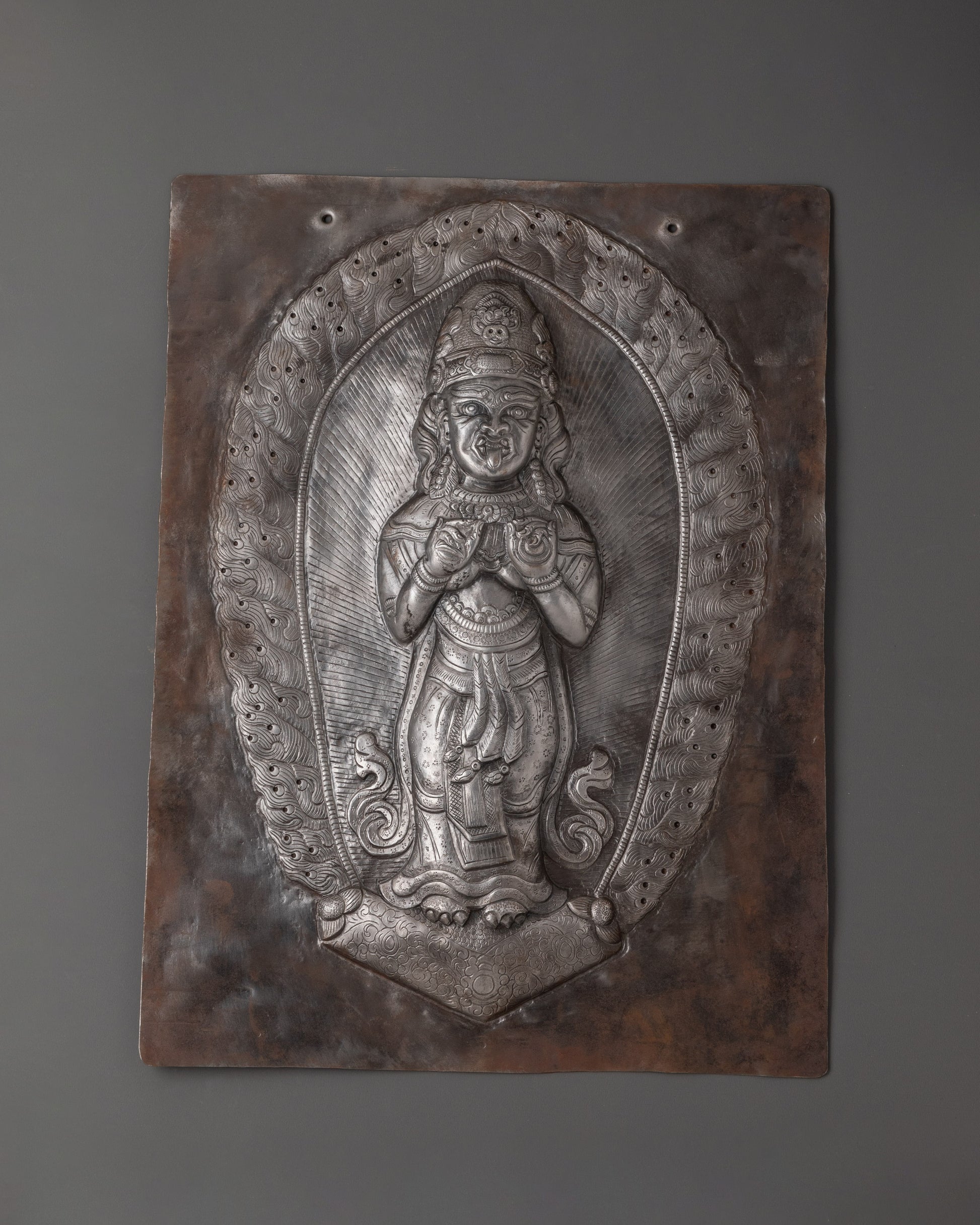 Iron Wall Hanging Buddha Panel