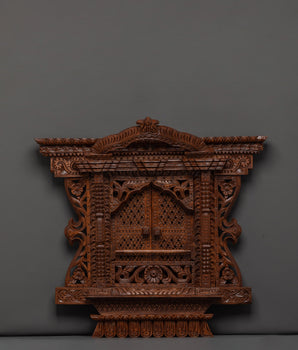 ethnic wooden wall hanging