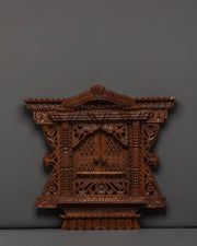 ethnic wooden wall hanging