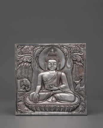 Hand-carved Buddha Wall Hanging 