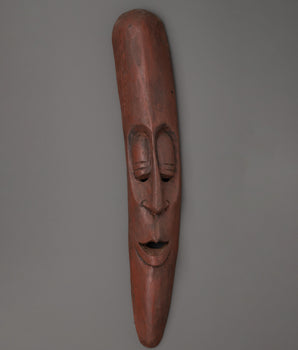 handcrafted-tibetan-wooden-long Face Mask