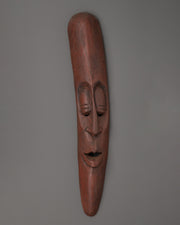handcrafted-tibetan-wooden-long Face Mask