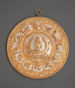 buddha-with-12-zodiac-animals-wall-hanging