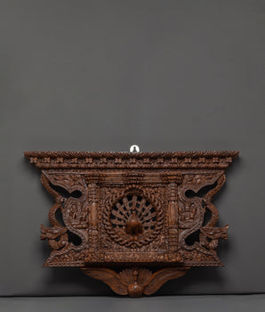 Tibetan Wood Wall Hanging,