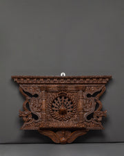 Tibetan Wood Wall Hanging,