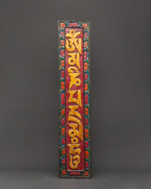 Tibetan mantra wall hanging