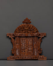 auspicious symbols engraved wall hanging