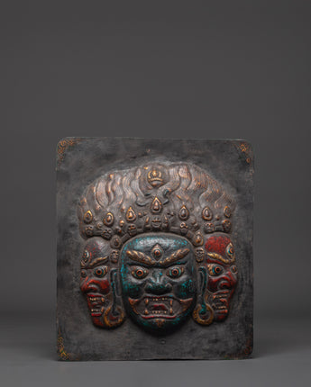 Handcrafted Mahakala wall hanging