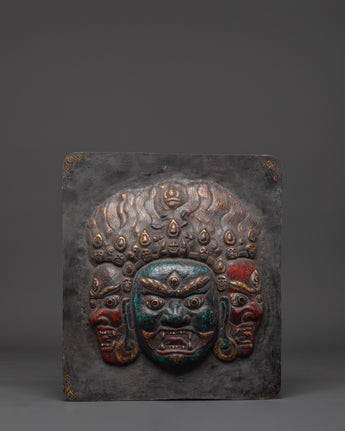 Handcrafted Mahakala wall hanging