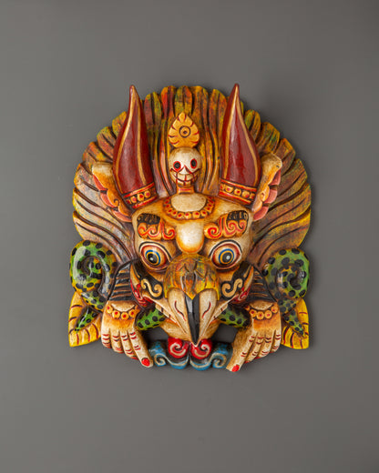 Garuda Wooden Wall Hanging 