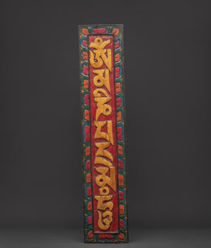 Tibetan Om Mani Padme Hum Wall Hanging