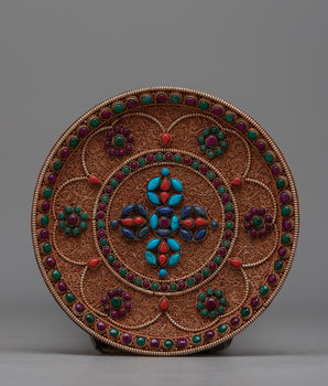 Tibetan Wall Hanging Decorative Plate