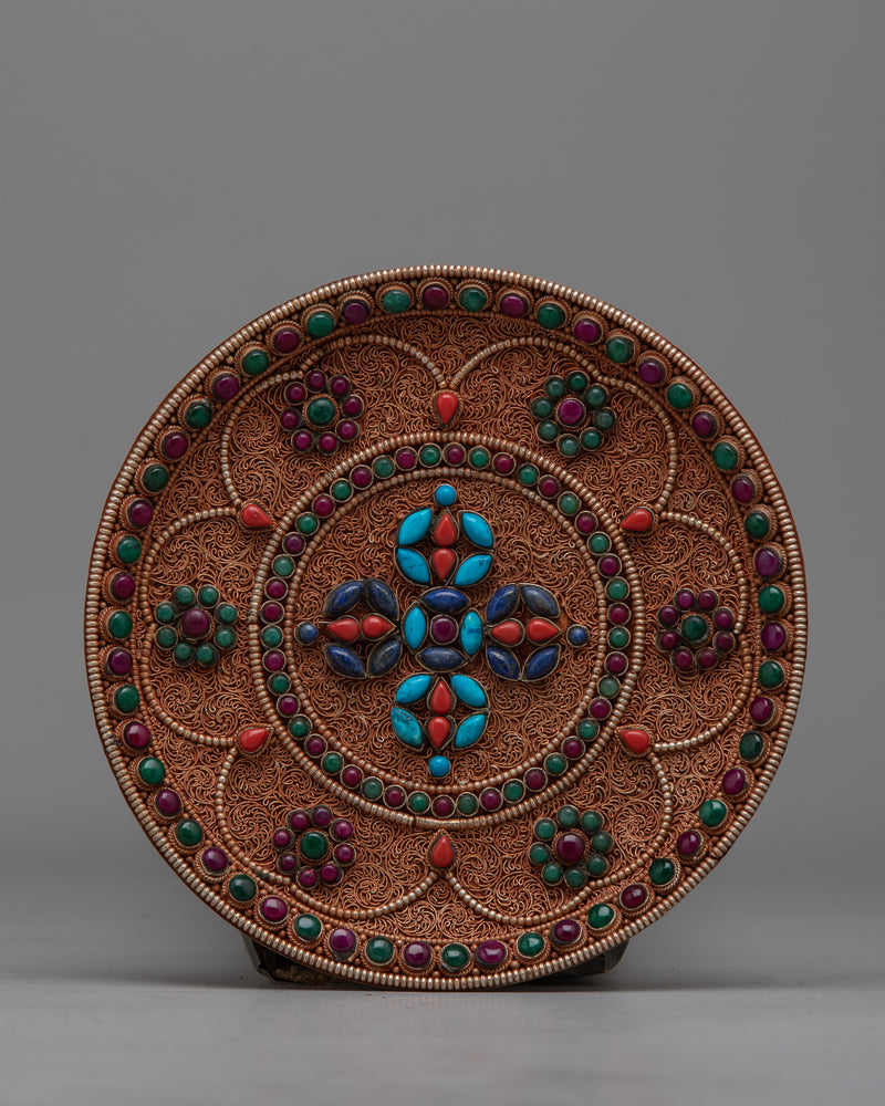 Tibetan Wall Hanging Decorative Plate