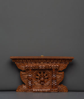 Wooden Hand Carved Peacock Wall Hanging