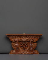 Wooden Hand Carved Peacock Wall Hanging