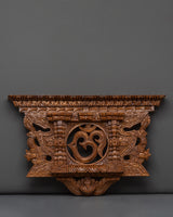 Wooden Om symbol wall decor