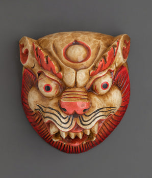 Snow Lion Tibetan Wall Art | Altar and Ritual Spaces