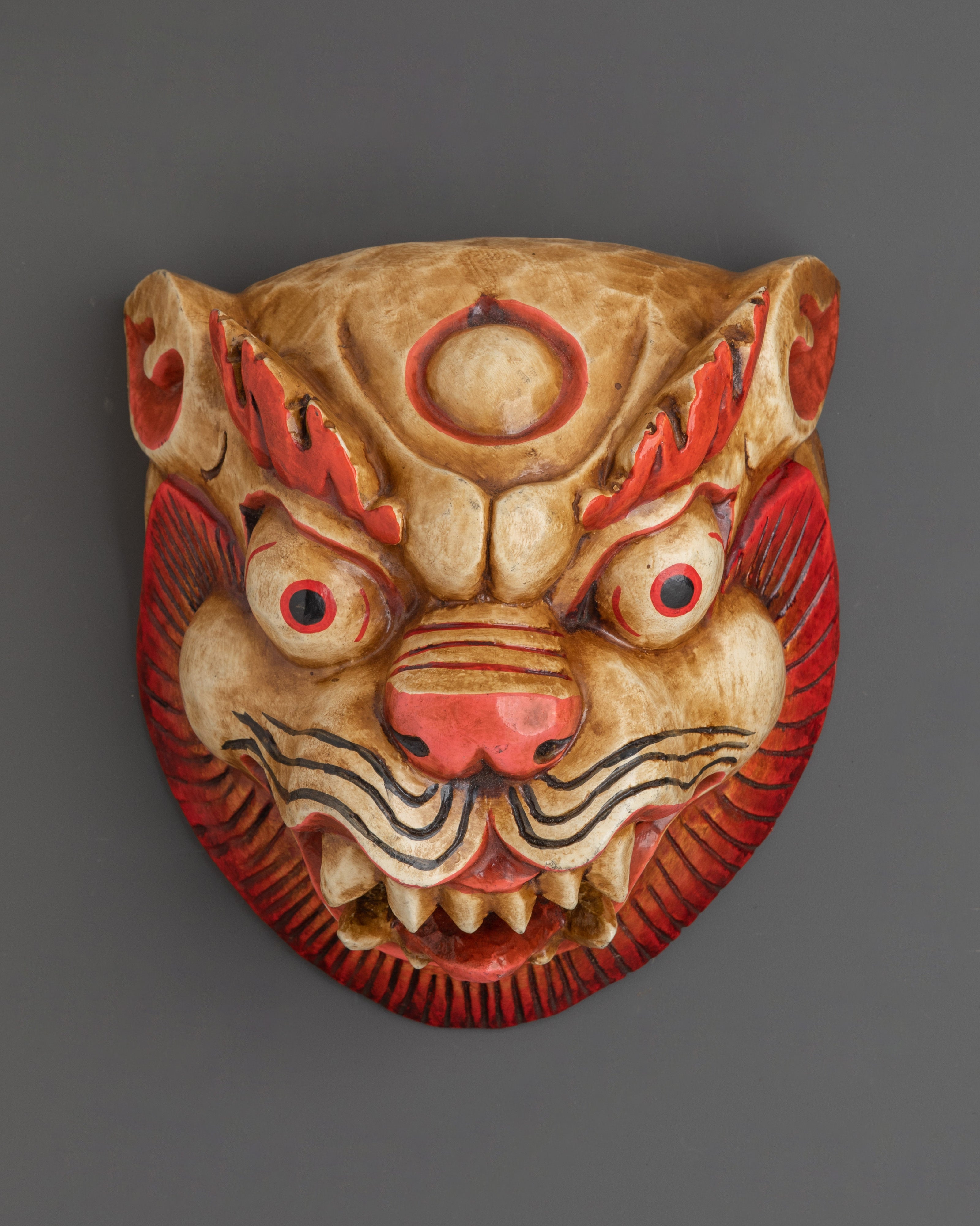 Snow Lion Tibetan Wall Art | Altar and Ritual Spaces