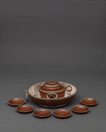 Spiritual Tibetan Water Offering Set 