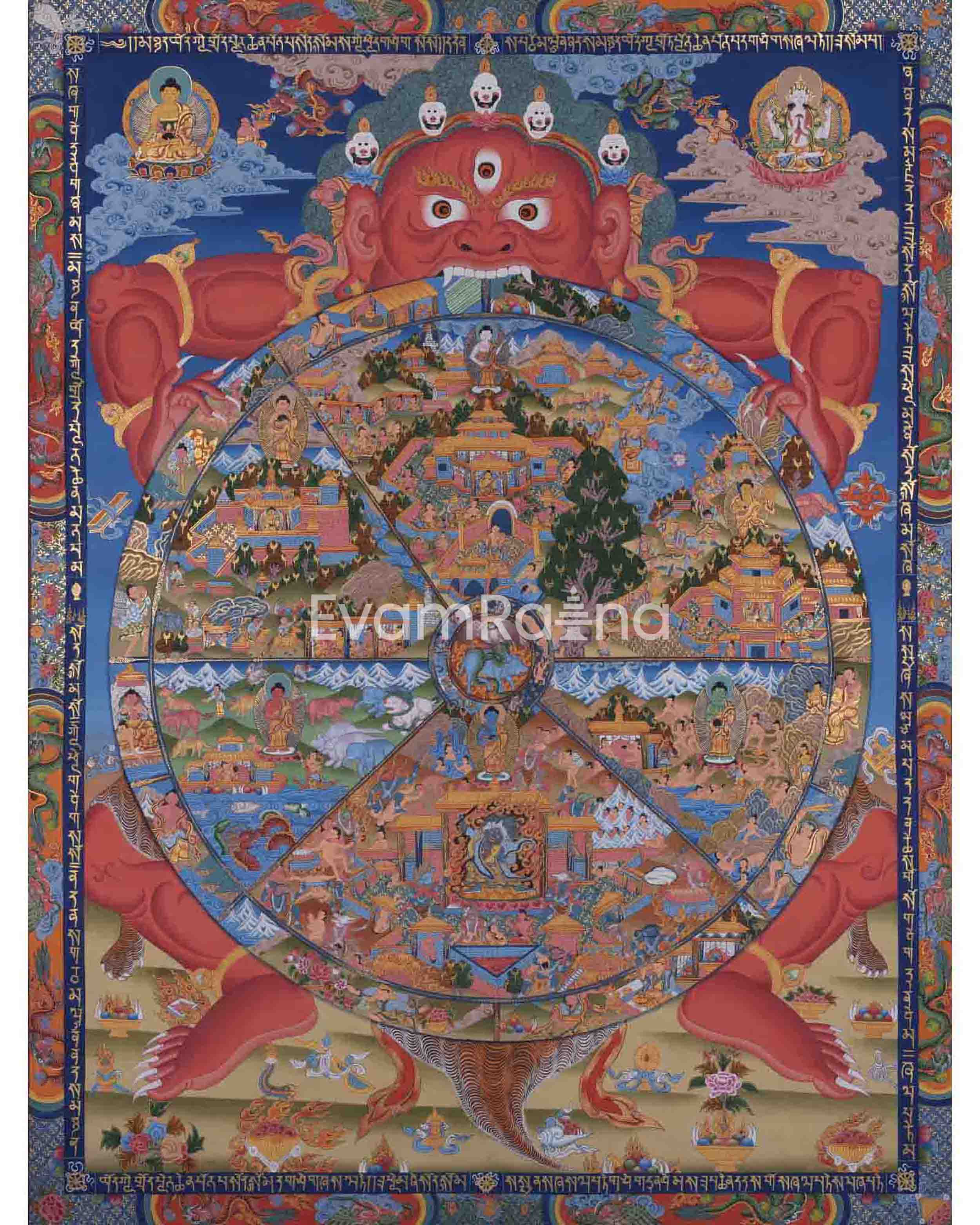 Wheel Of Life Thangka