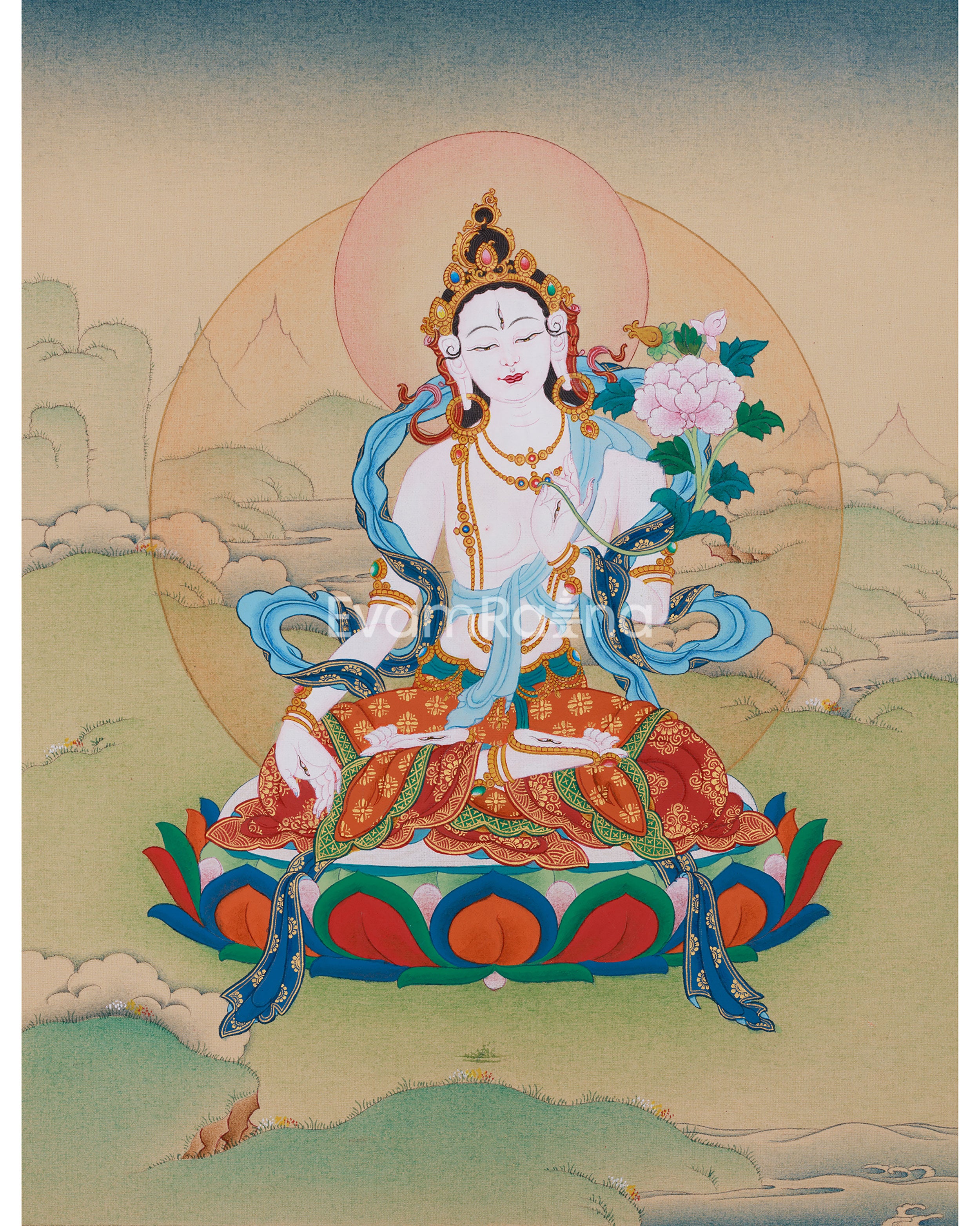 tibetan-goddess-sita-tara-thangka