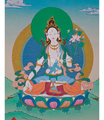 hand-painted-healing-white-tara-thangka