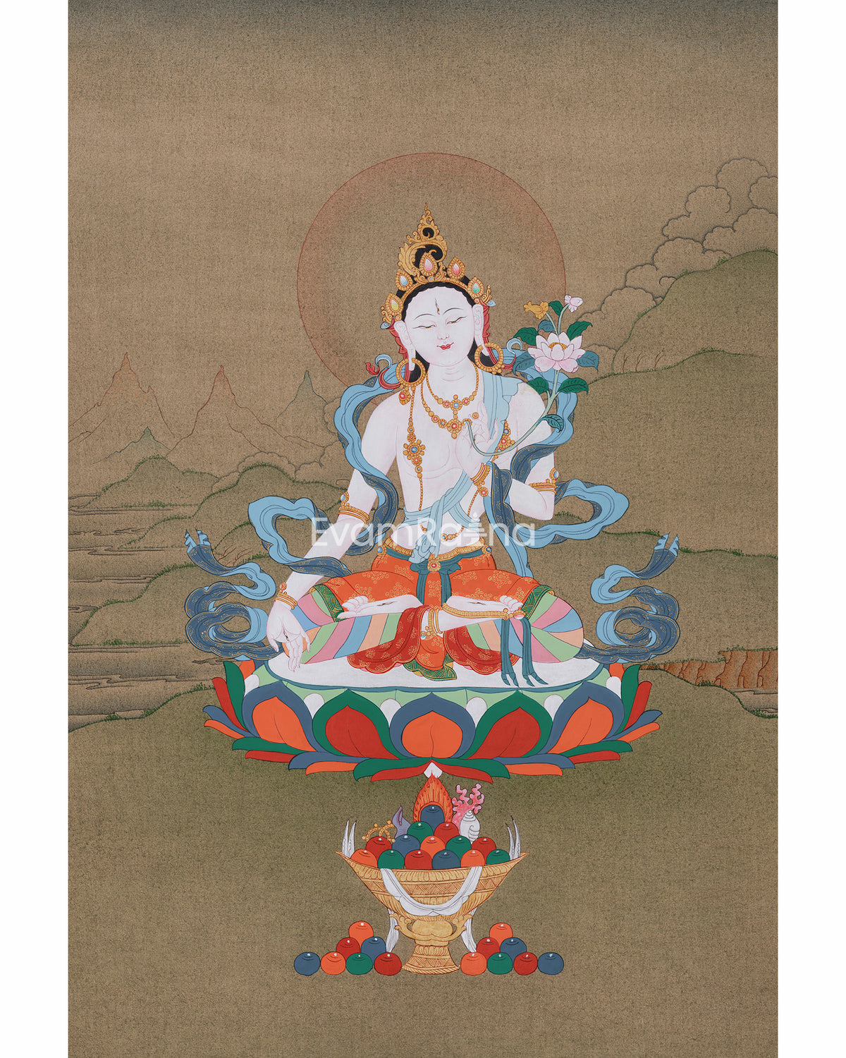 beautifully-painted-peaceful-sita-tara