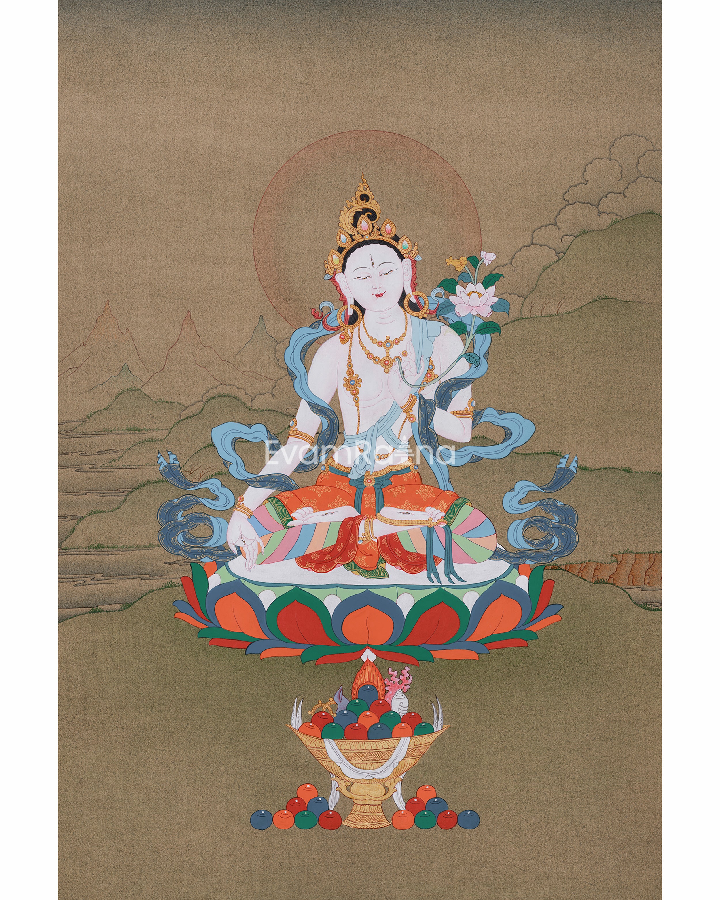 beautifully-painted-peaceful-sita-tara