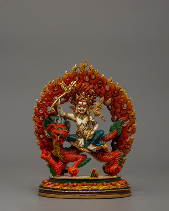 Gold-Plated White Dzambhala 