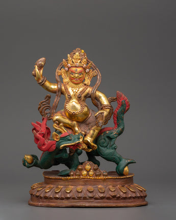 White Dzambhala Sculpture