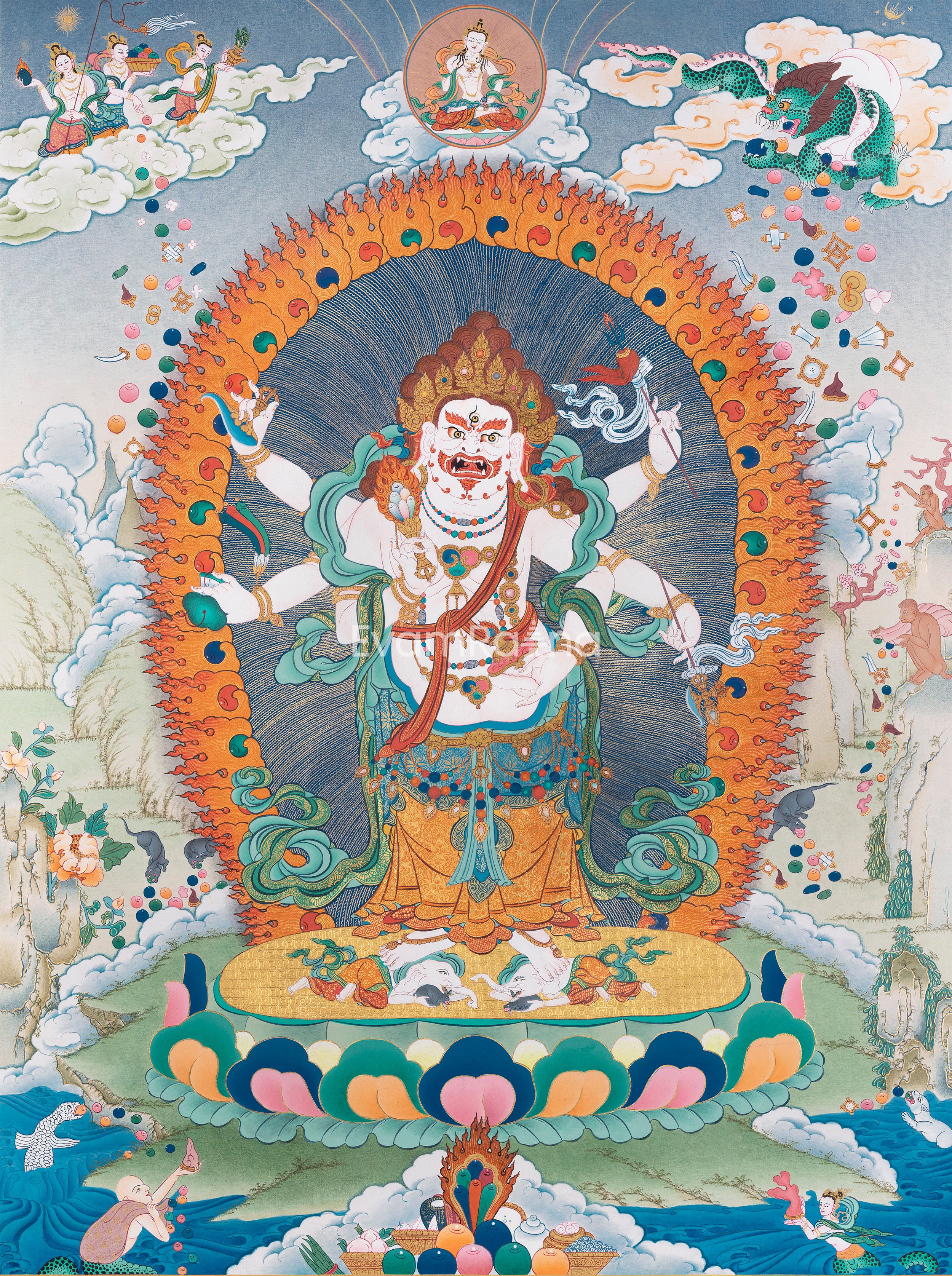 white mahakala