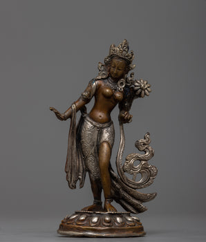 Standing White Tara Statue