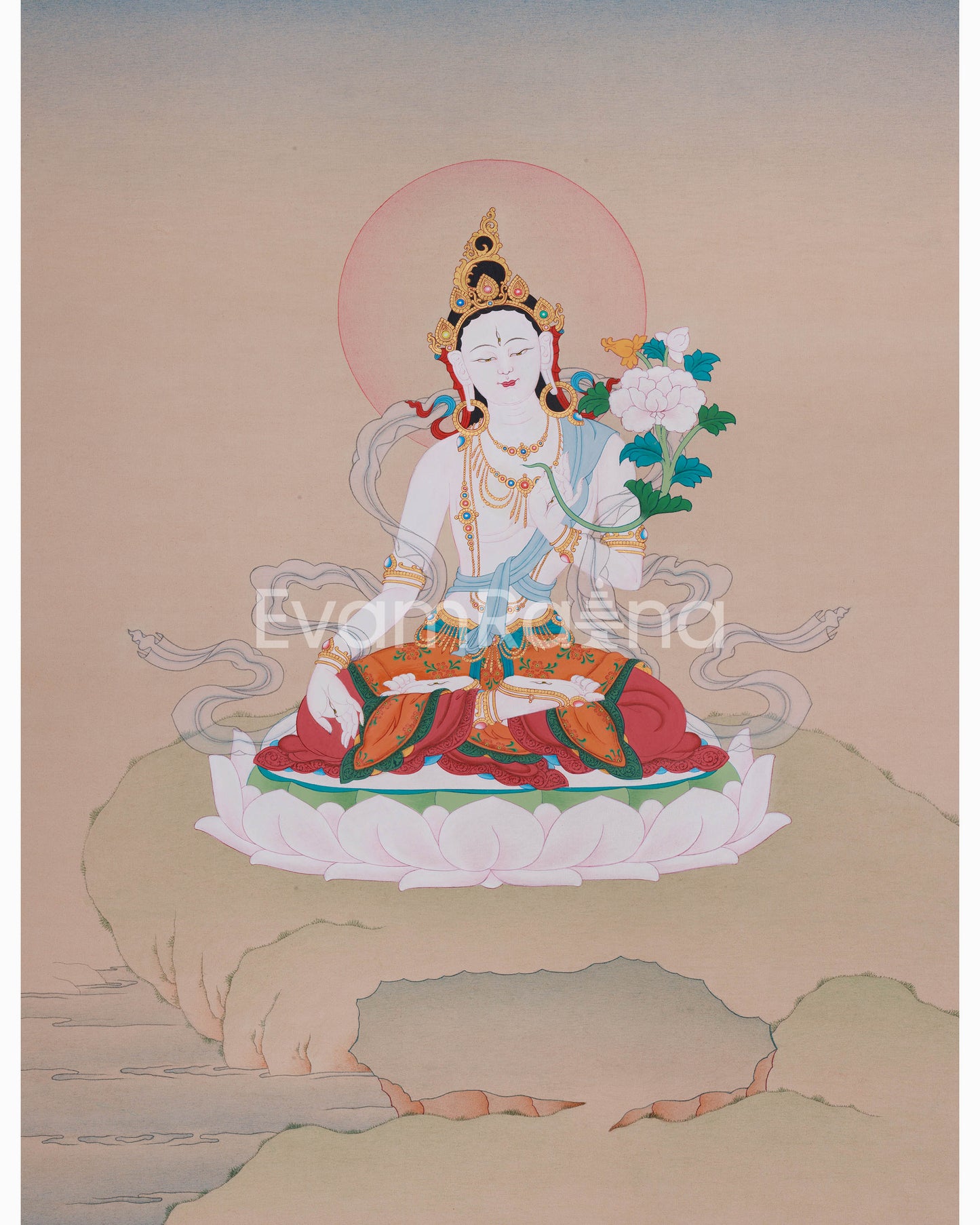 Goddess Sita Tara Thangka