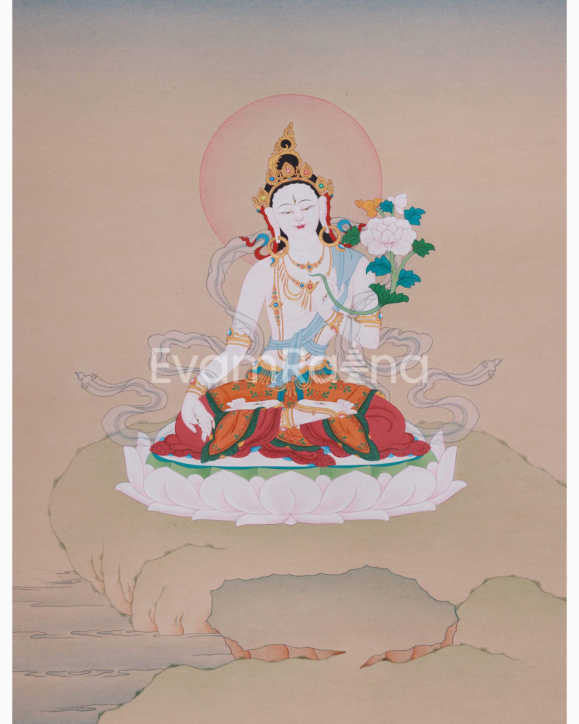 Goddess Sita Tara Thangka