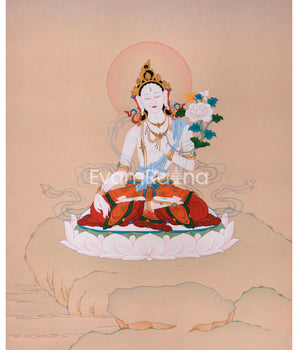Wisdom and Compassion: Unveiling the Mystique of White Tara Thangka