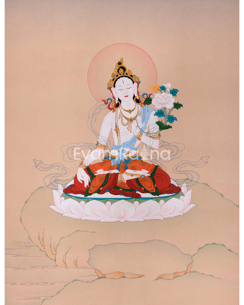 Wisdom and Compassion: Unveiling the Mystique of White Tara Thangka