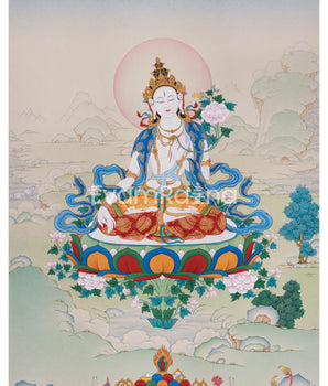White Tara Thangka