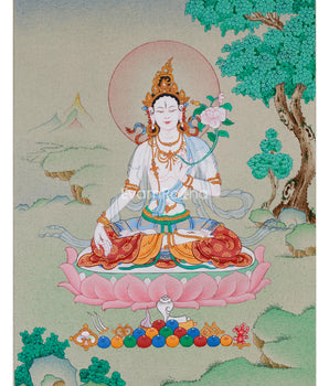 Small Maa White Tara Figure 