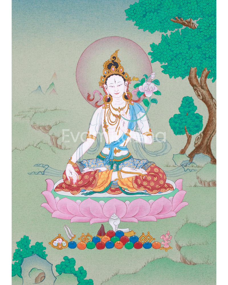 Healing Goddess Thangka