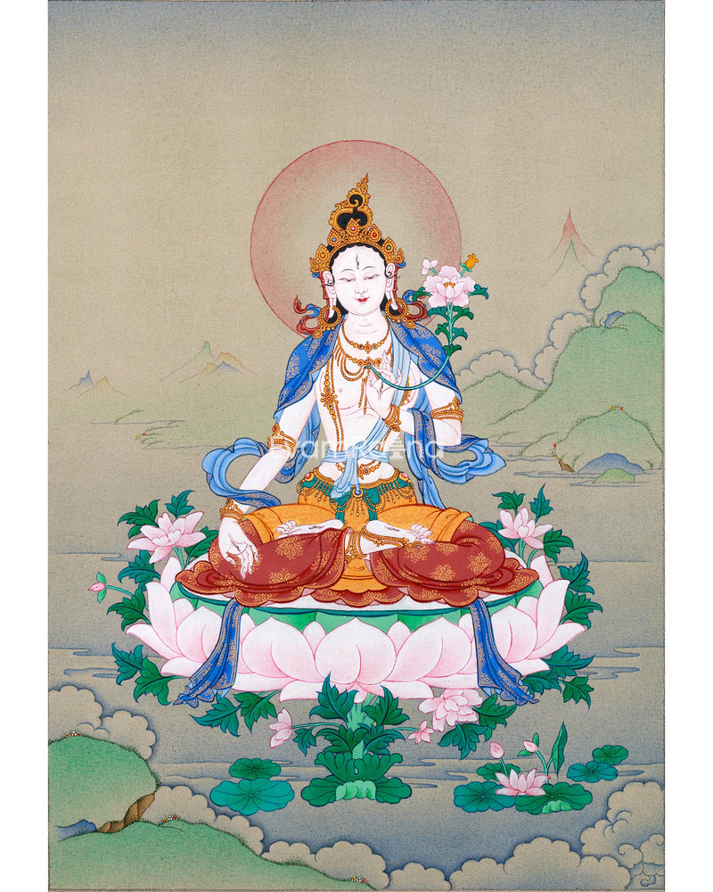 White Tara Thangka