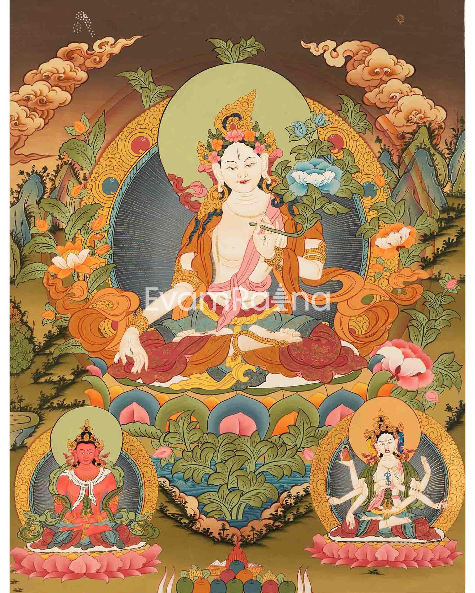 White Tara Thangka