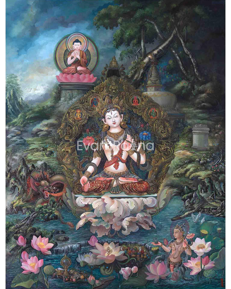 White Tara Thangka