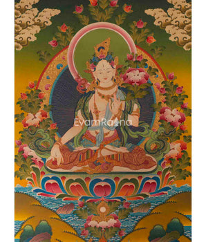 White Tara Thanka