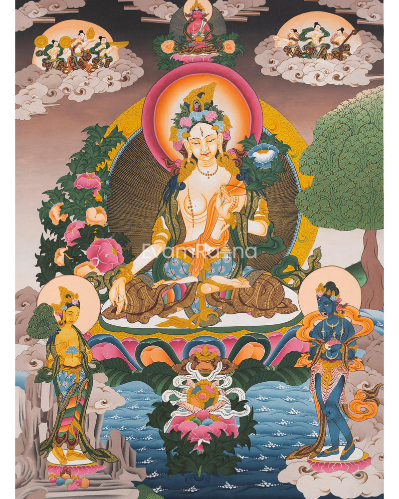 White Tara Thangka