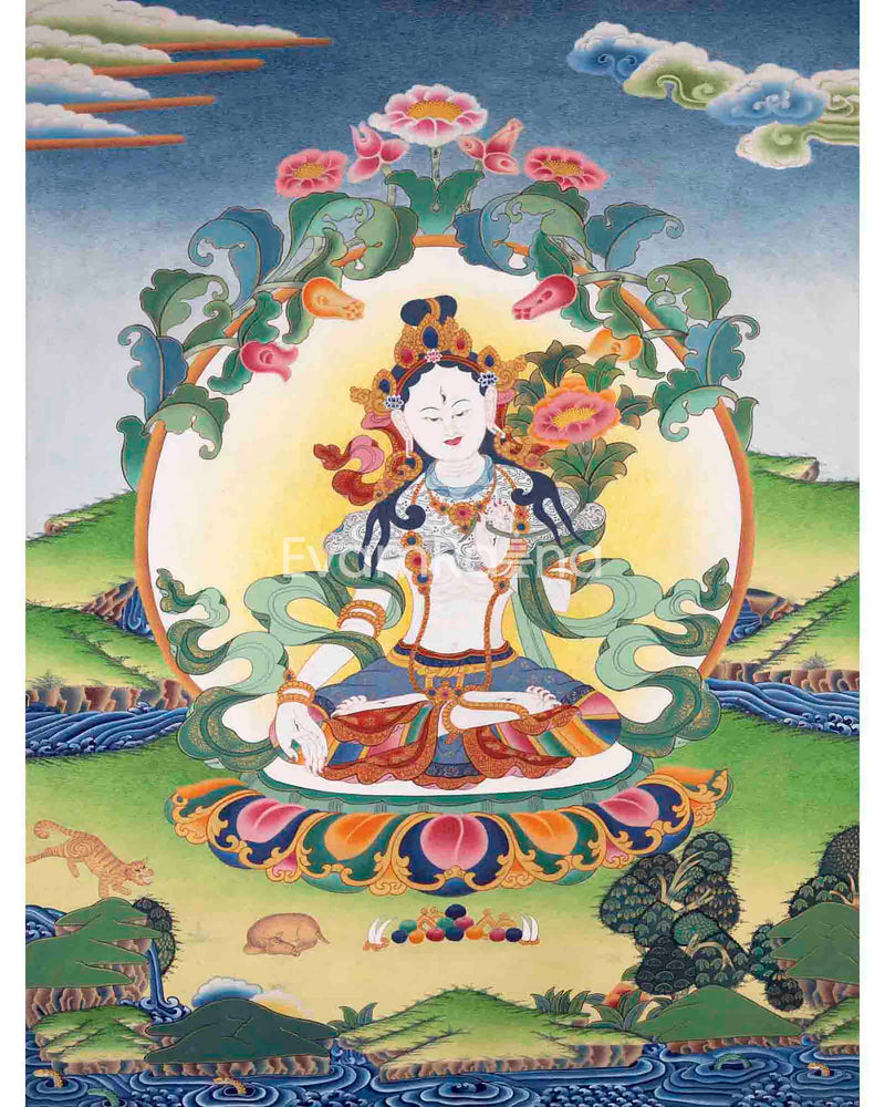 White Tara Thangka